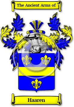 Haaren Family Crest Download (jpg) Legacy Series - 150 DPI