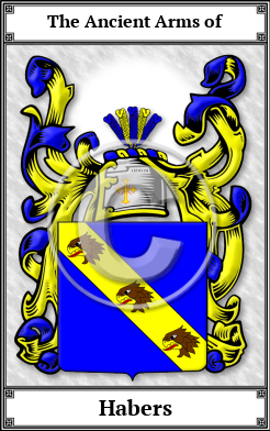 Habers Family Crest Download (JPG)  Book Plated - 150 DPI