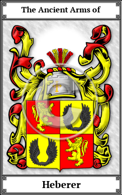 Heberer Family Crest Download (JPG)  Book Plated - 150 DPI