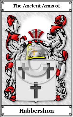 Habbershon Family Crest Download (JPG)  Book Plated - 150 DPI