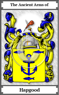 Hapgood Family Crest Download (JPG)  Book Plated - 150 DPI