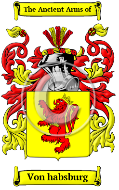 Von habsburg Family Crest/Coat of Arms