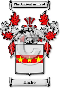 Hache Family Crest Download (jpg) Legacy Series - 150 DPI