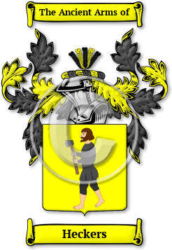 Heckers Family Crest Download (jpg) Legacy Series - 150 DPI
