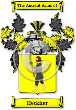 Heckher Family Crest Download (jpg) Legacy Series - 150 DPI