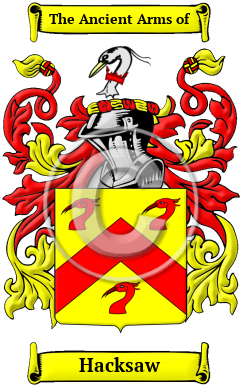 Hacksaw Family Crest/Coat of Arms