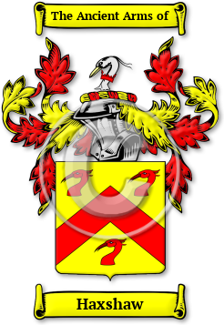 Haxshaw Family Crest Download (jpg) Legacy Series - 150 DPI