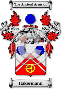 Hakermann Family Crest Download (jpg) Legacy Series - 150 DPI