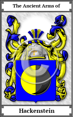 Hackenstein Family Crest Download (JPG) Book Plated - 600 DPI