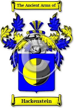 Hackenstein Family Crest Download (JPG) Legacy Series - 600 DPI