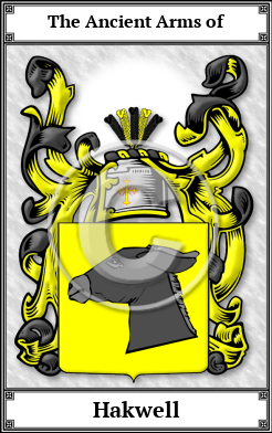 Hakwell Family Crest Download (JPG) Book Plated - 600 DPI