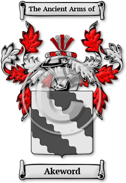 Akeword Family Crest Download (jpg) Legacy Series - 150 DPI