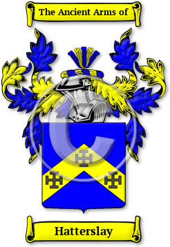 Hatterslay Family Crest Download (jpg) Legacy Series - 150 DPI