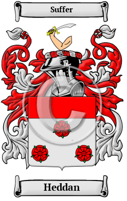 Heddan Family Crest Download (JPG) Heritage Series - 300 DPI