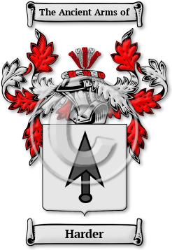 Harder Family Crest Download (jpg) Legacy Series - 150 DPI