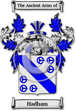 Hadham Family Crest Download (jpg) Legacy Series - 150 DPI