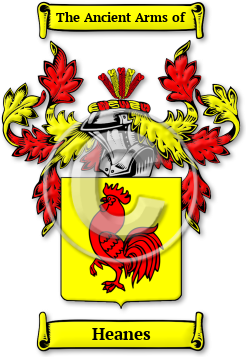 Heanes Family Crest Download (jpg) Legacy Series - 150 DPI