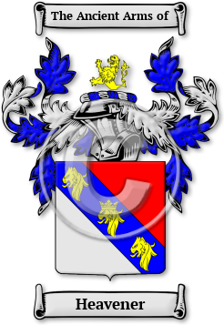 Heavener Family Crest Download (JPG) Legacy Series - 600 DPI