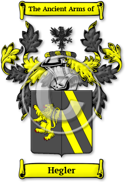 Hegler Family Crest Download (JPG) Legacy Series - 600 DPI
