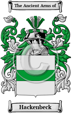 Hackenbeck Family Crest Download (JPG) Heritage Series - 300 DPI