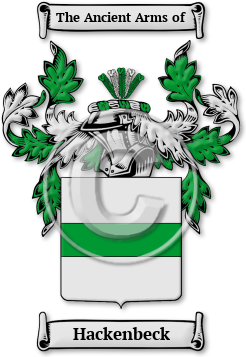 Hackenbeck Family Crest Download (JPG) Legacy Series - 300 DPI