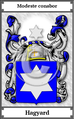 Hagyard Family Crest Download (JPG)  Book Plated - 150 DPI