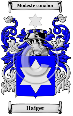 Haiger Family Crest Download (JPG) Heritage Series - 600 DPI