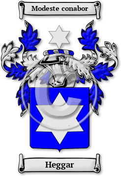 Heggar Family Crest Download (JPG) Legacy Series - 600 DPI