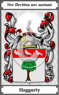 Haggarty Family Crest Download (JPG) Book Plated - 600 DPI