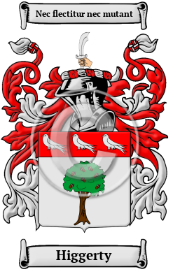 Higgerty Family Crest Download (jpg) Heritage Series - 150 DPI