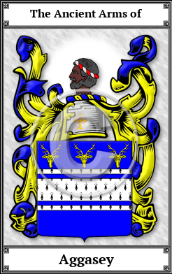 Aggasey Family Crest Download (JPG) Book Plated - 600 DPI