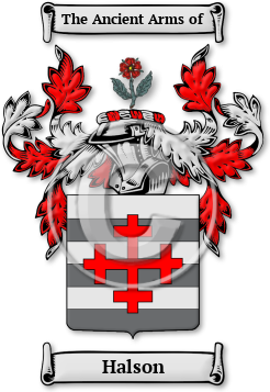 Halson Family Crest Download (jpg) Legacy Series - 150 DPI