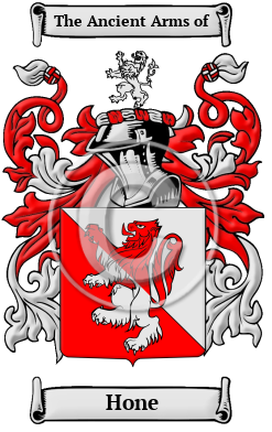 Hone Family Crest Download (JPG) Heritage Series - 600 DPI