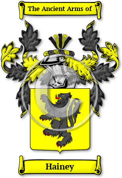 Hainey Family Crest Download (jpg) Legacy Series - 150 DPI