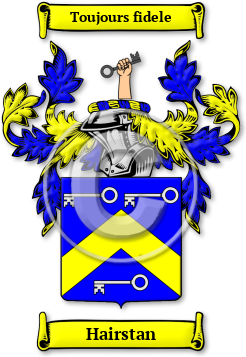 Hairstan Family Crest Download (JPG) Legacy Series - 600 DPI