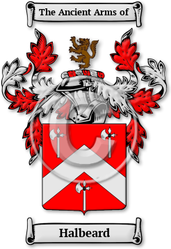 Halbeard Family Crest Download (jpg) Legacy Series - 150 DPI