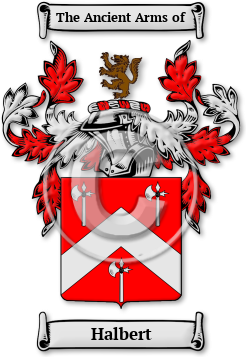 Halbert Family Crest Download (jpg) Legacy Series - 150 DPI