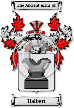 Halbert Family Crest Download (jpg) Legacy Series - 150 DPI