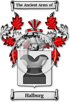 Halburg Family Crest Download (jpg) Legacy Series - 150 DPI