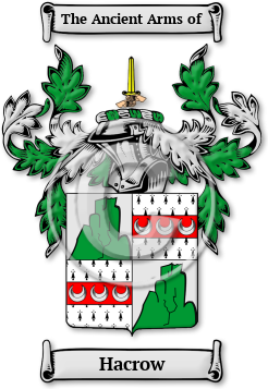Hacrow Family Crest Download (jpg) Legacy Series - 150 DPI
