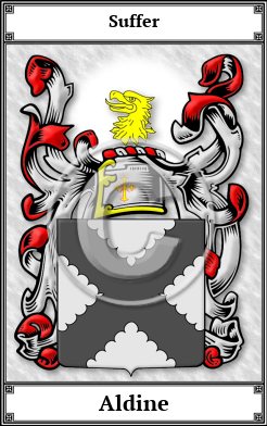 Aldine Family Crest Download (JPG) Book Plated - 600 DPI