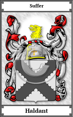 Haldant Family Crest Download (JPG)  Book Plated - 150 DPI