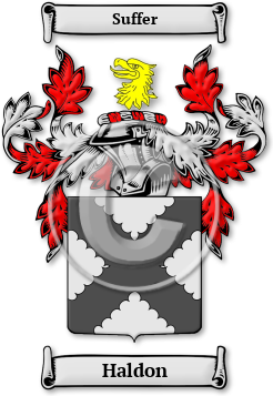 Haldon Family Crest Download (jpg) Legacy Series - 150 DPI