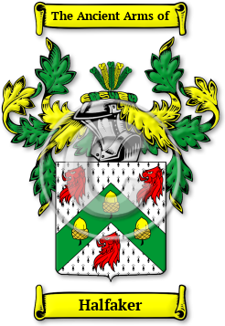 Halfaker Family Crest Download (JPG) Legacy Series - 600 DPI