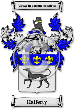 Halferty Family Crest Download (JPG) Legacy Series - 600 DPI