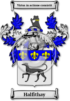 Halfithay Family Crest Download (jpg) Legacy Series - 150 DPI
