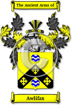 Awlifax Family Crest Download (jpg) Legacy Series - 150 DPI