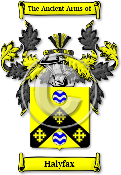 Halyfax Family Crest Download (jpg) Legacy Series - 150 DPI