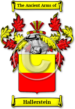 Hallerstein Family Crest Download (jpg) Legacy Series - 150 DPI