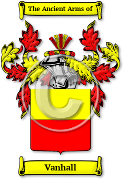 Vanhall Family Crest Download (jpg) Legacy Series - 150 DPI